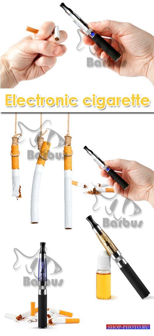 Electronic cigarette / Электронная сигарета - Photo stock