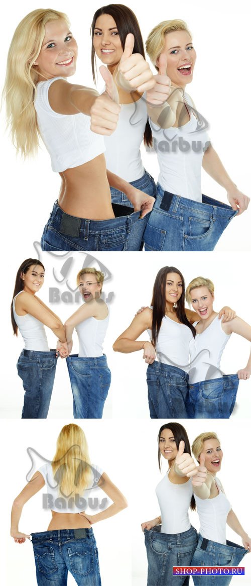 Beautiful girls are proud to lose weight / Красивые девушки демонстрируют потерю веса