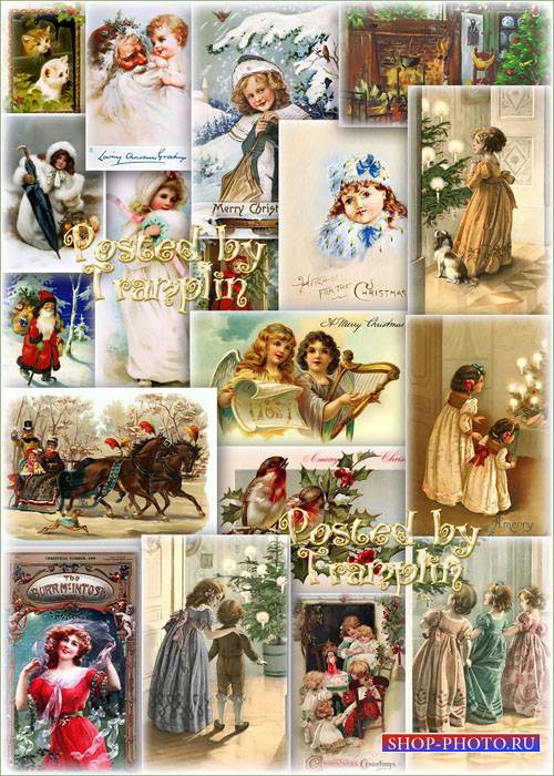 Новогодний и Рождественский винтаж – Открытки, картинки постеры