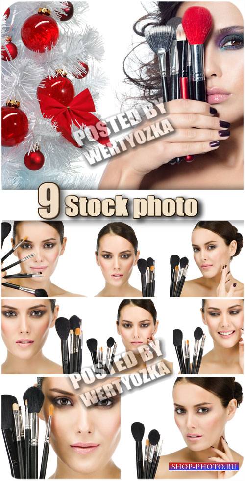 Девушки и профессиональный макияж / Girls and a professional make-up - stock photos