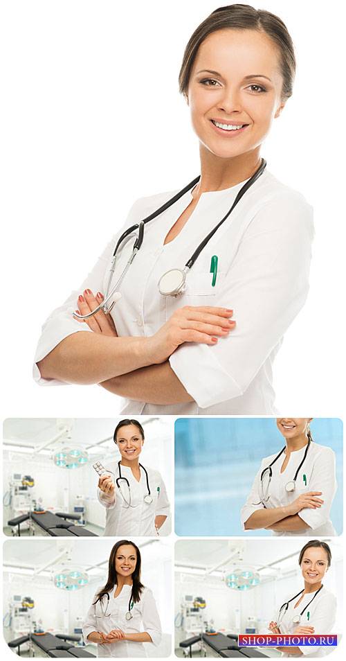Женщина врач, медицина - сток фото / Female doctor, medicine - stock photos 