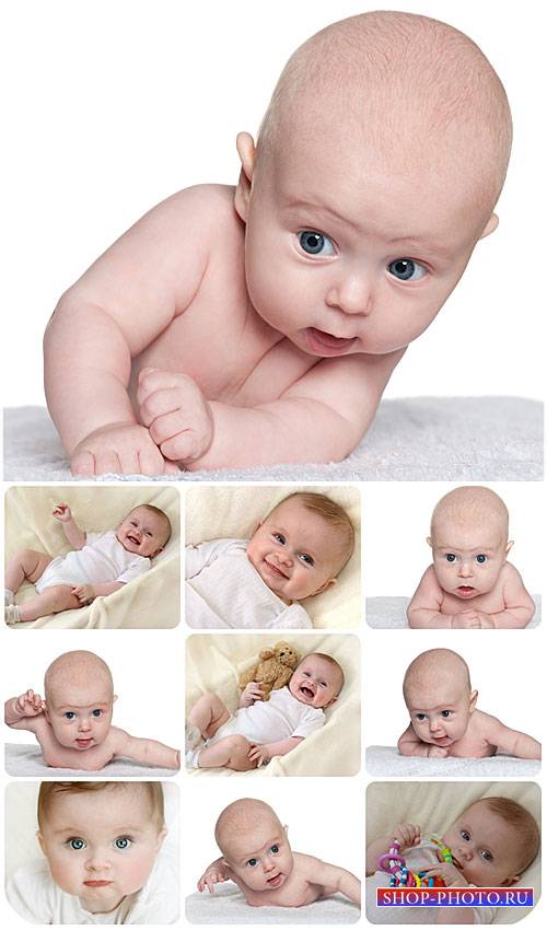 Маленькие дети, младенцы - сток фото / Little children, babies - Stock photo