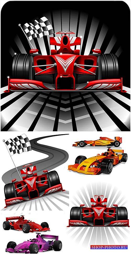 Гоночные автомобили в векторе, спортивные машины / Racing cars vector, sport car