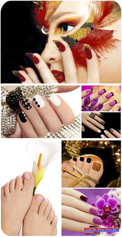 Маникюр и педикюр, мода, уход за руками / Manicure and pedicure, fashion, hand care - Stock photo