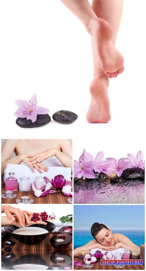 Женщины и уход за телом / Women and body care - Stock photo