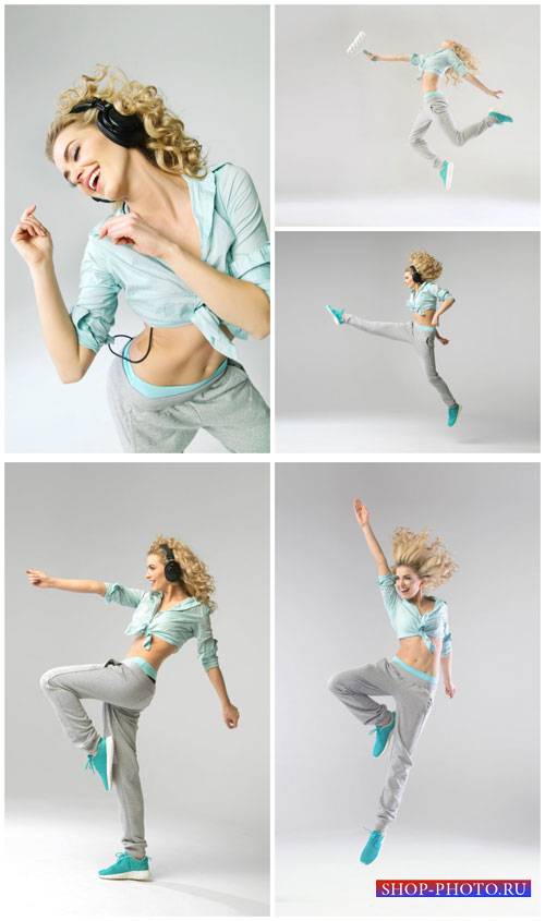 Dancing girl - Stock Photo