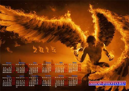  Календарь настенный - Огненный ангел 