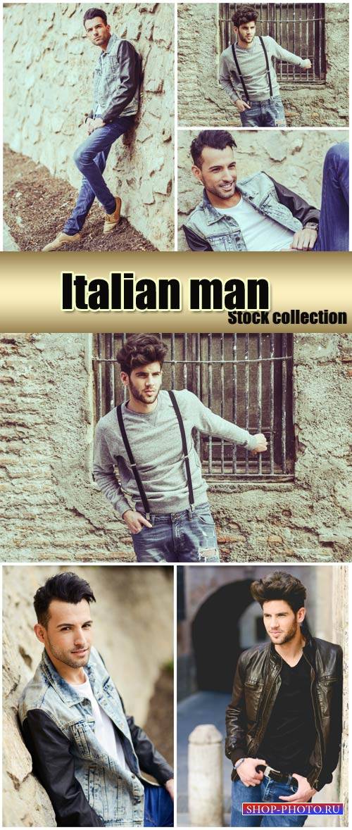 Italian man - stock photos