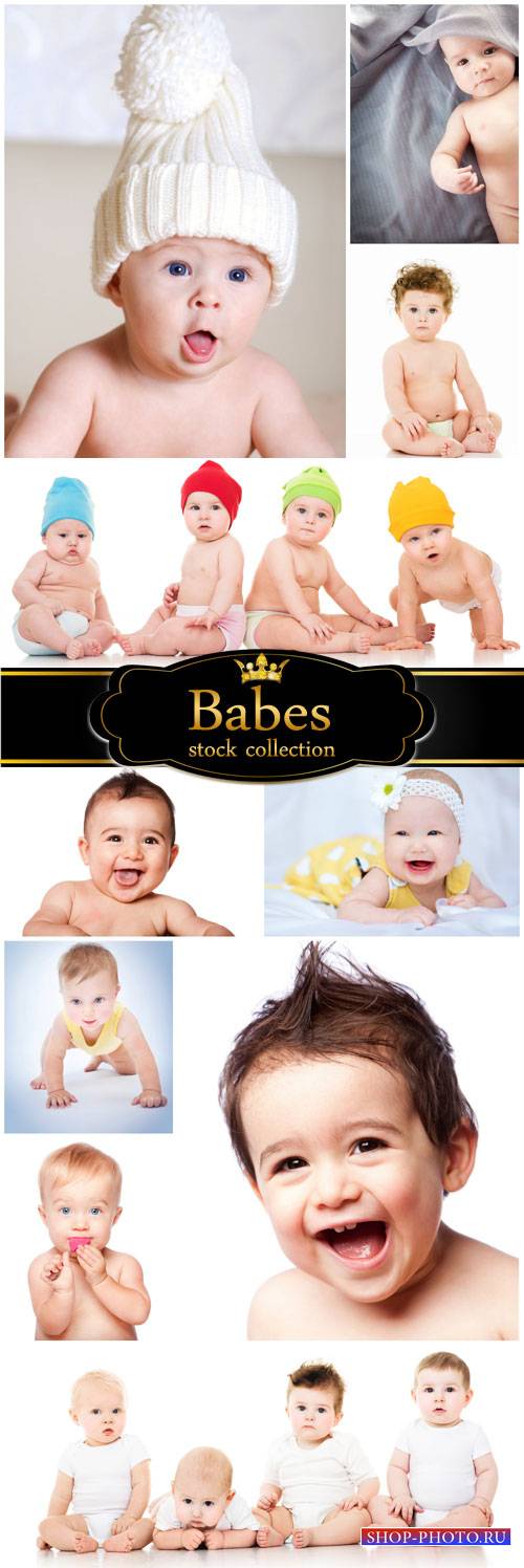 Little kids, boys, girls - stock photos