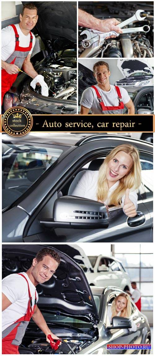 Car workshop, repair machine - Stock photo