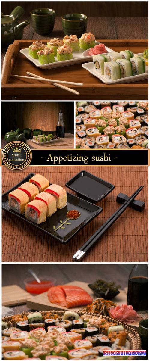 Appetizing sushi - Stock photo