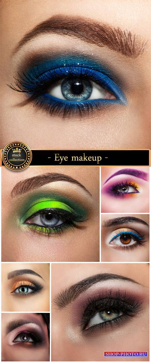 Eye makeup, fashion, style - stock photos