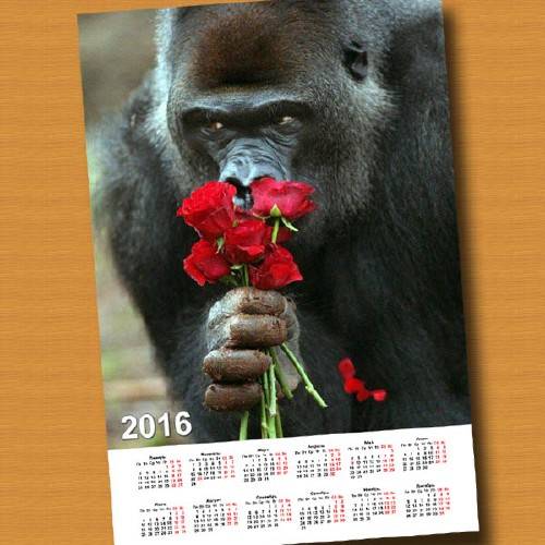  Календарная сетка - Эти розы для тебя 