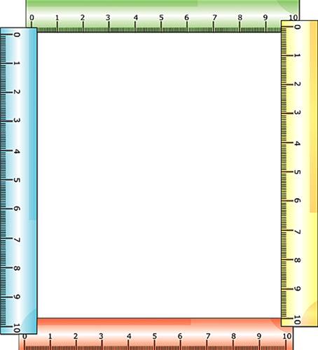 Детская фоторамка - Линейки