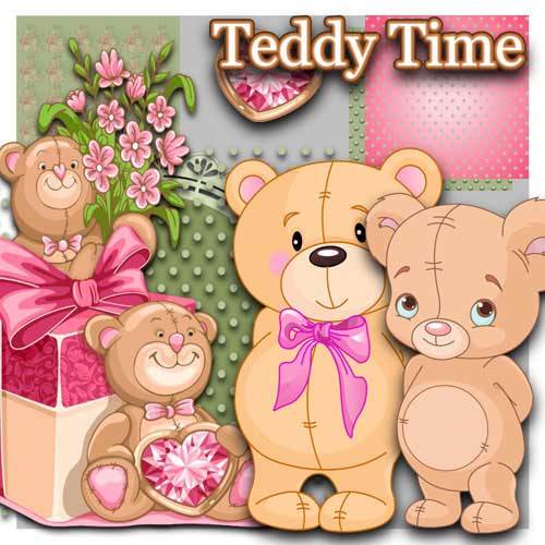 Детский скрап-набор - Teddy Time