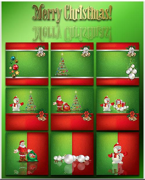  Новогодние фоны-Новогодние композиции.6 часть/Christmas backgrounds-Christmas composition.Part 6 