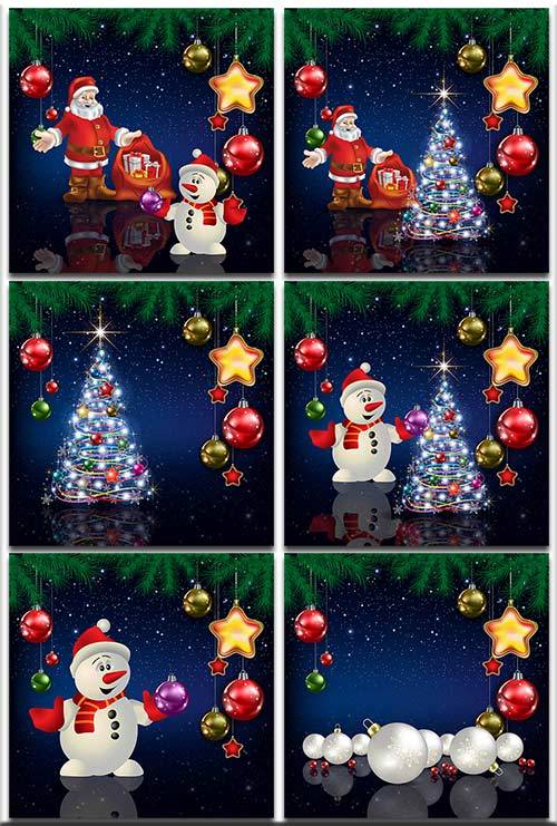 Новогодние фоны-Новогодние композиции.9 часть/Christmas backgrounds-Christmas composition.Part 9 