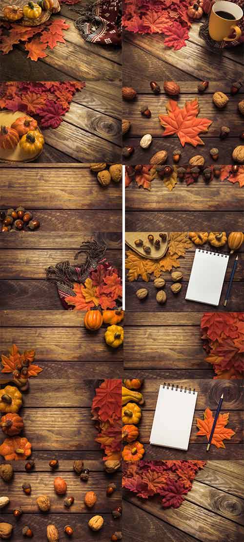 Краски осени -6 - Растровый клипарт / Autumn colors - 6 - Raster clipart 