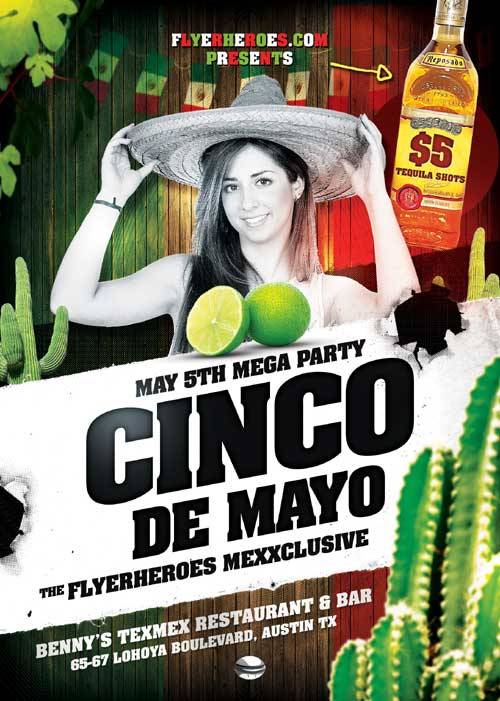 Cinco De Mayo 1 psd flyer template