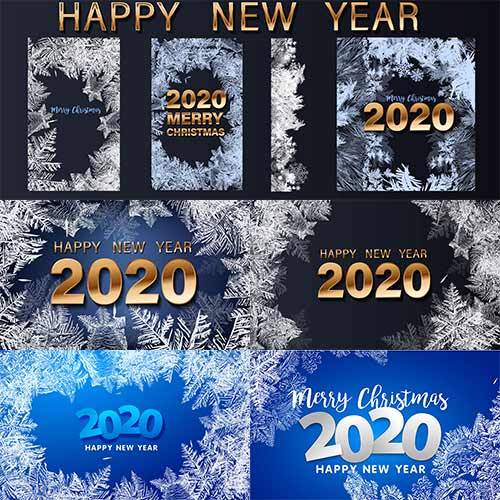  С Новым Годом 2020 - Векторный клипарт / Happy New Year 2020 - Vector Graphics