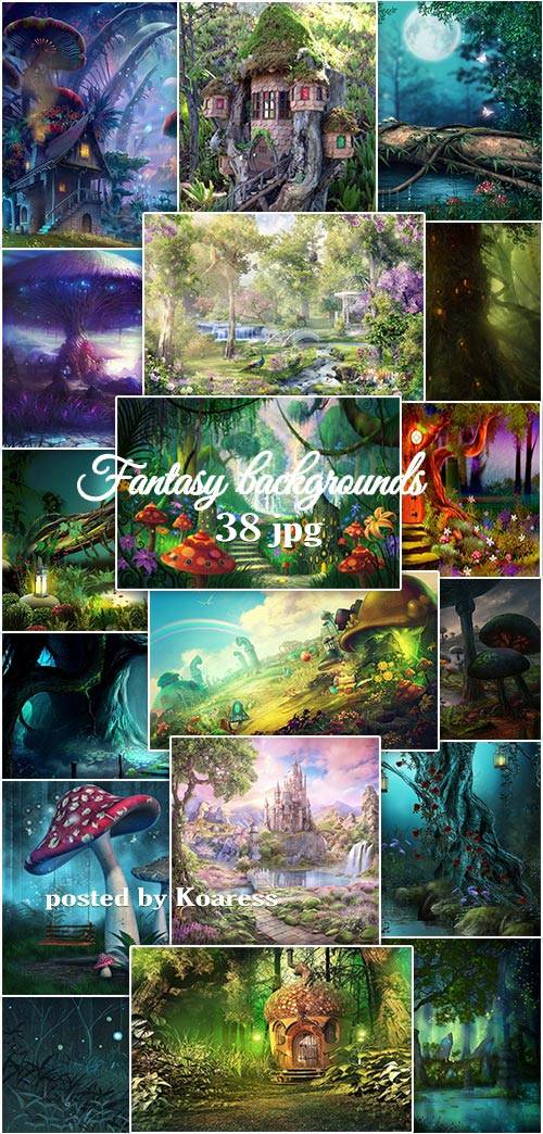 Фоны для коллажей  Фэнтези - Backgrounds for collages Fantasy