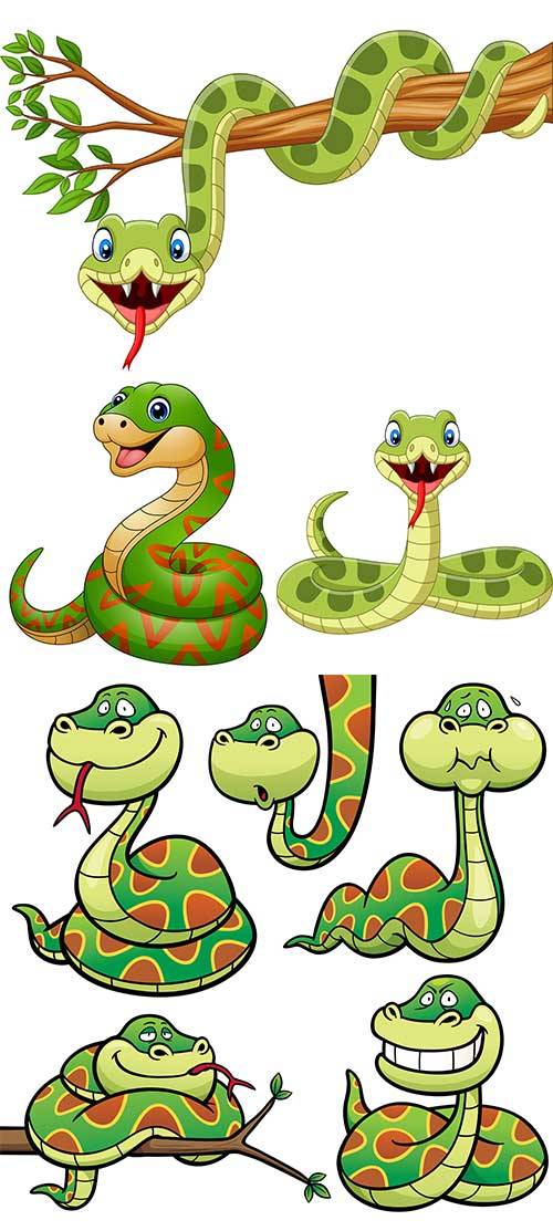 Змея - Векторный клипарт