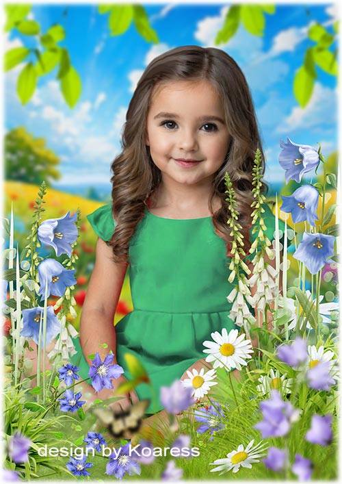 Детский коллаж - Колокольчики